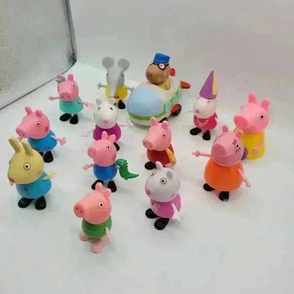 Lot of 13 Peppa Pig Family and Friends Race Car, Suzy, etc. - Picture 8 of 13